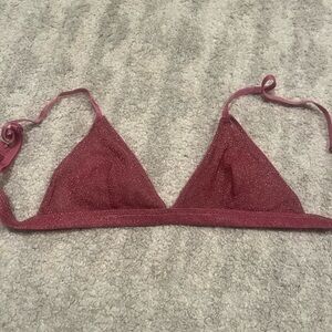 5/$20 Primark Sparkle Pink Triangle Bralette